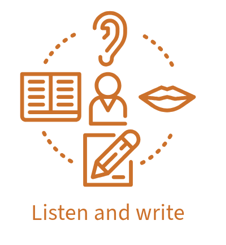 Listening and sentence structure example